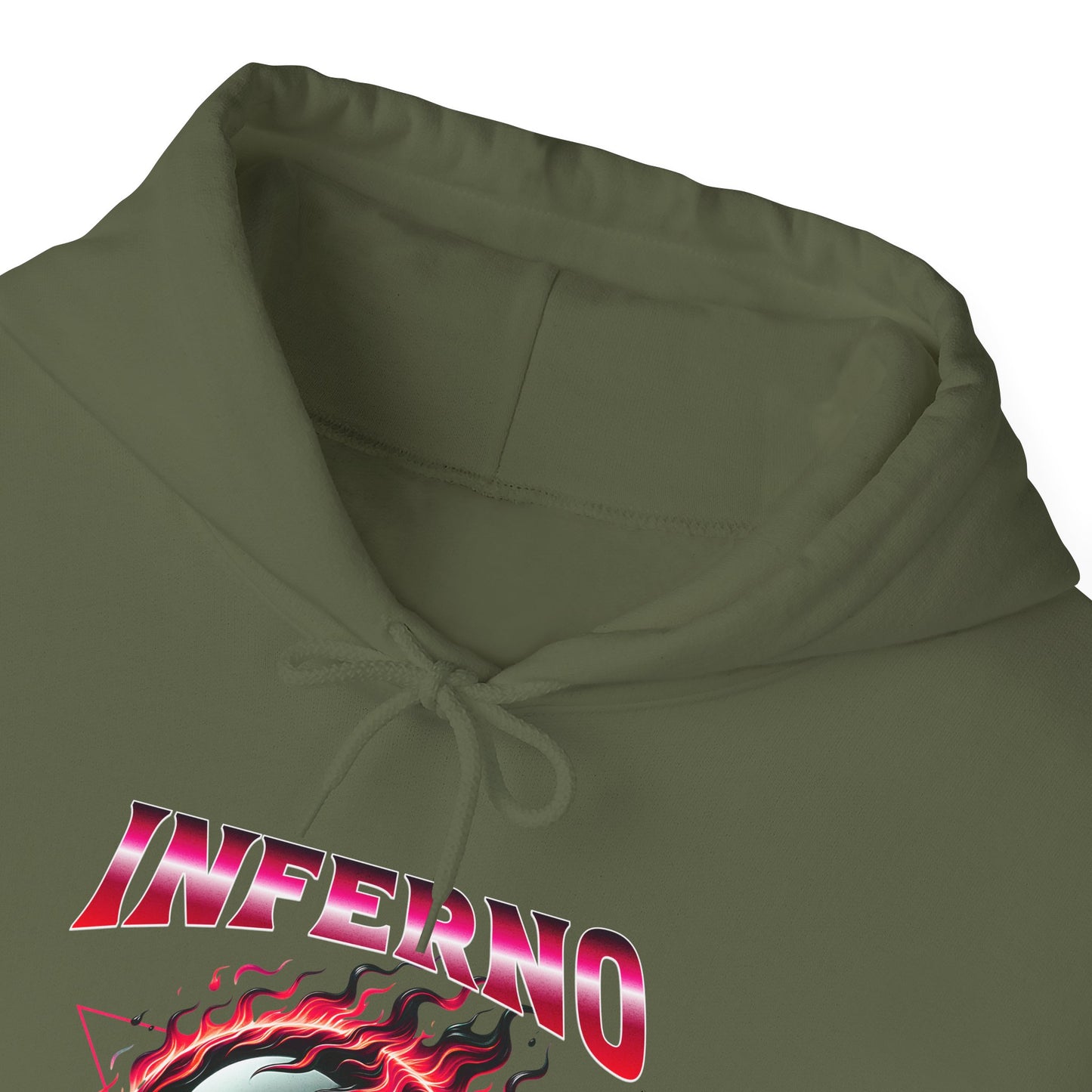 Inferno Eight Ball Unisex Hoodie - Cozy Streetwear Sweatshirt
