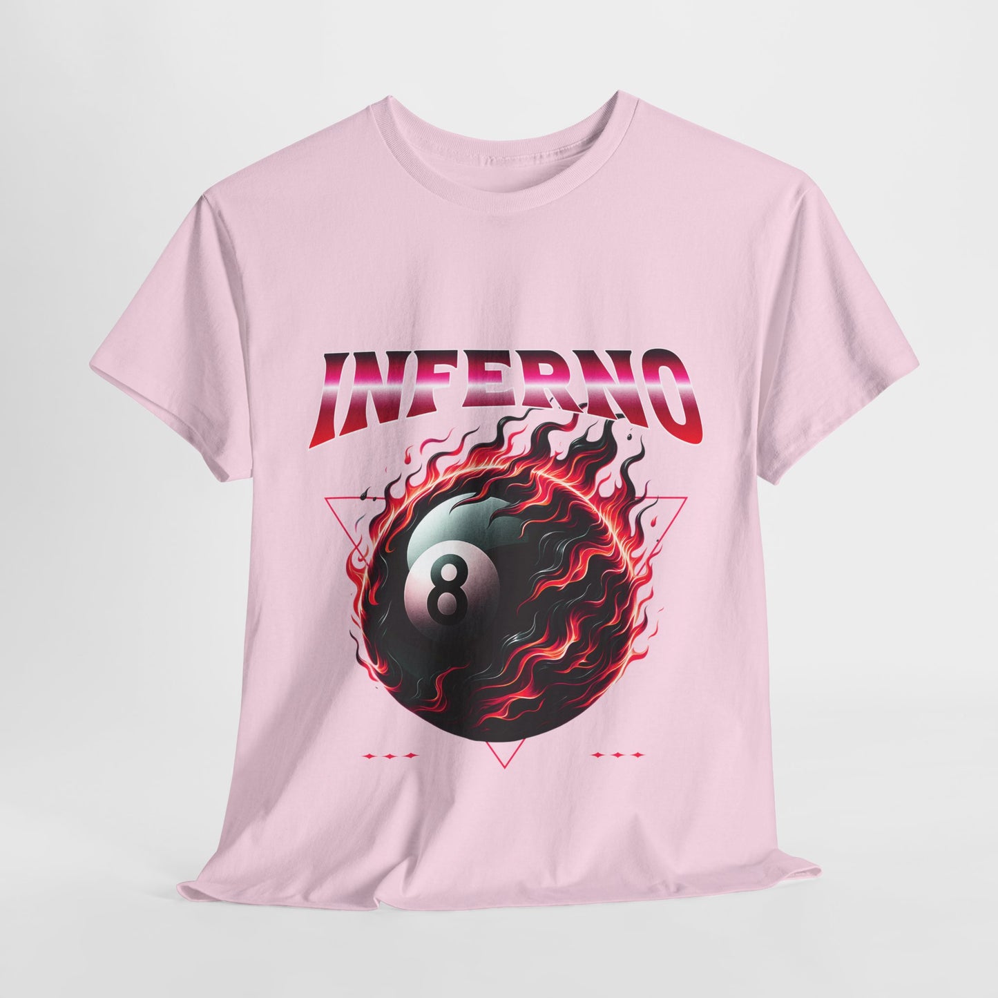 Inferno 8-Ball Design Unisex Heavy Cotton Tee