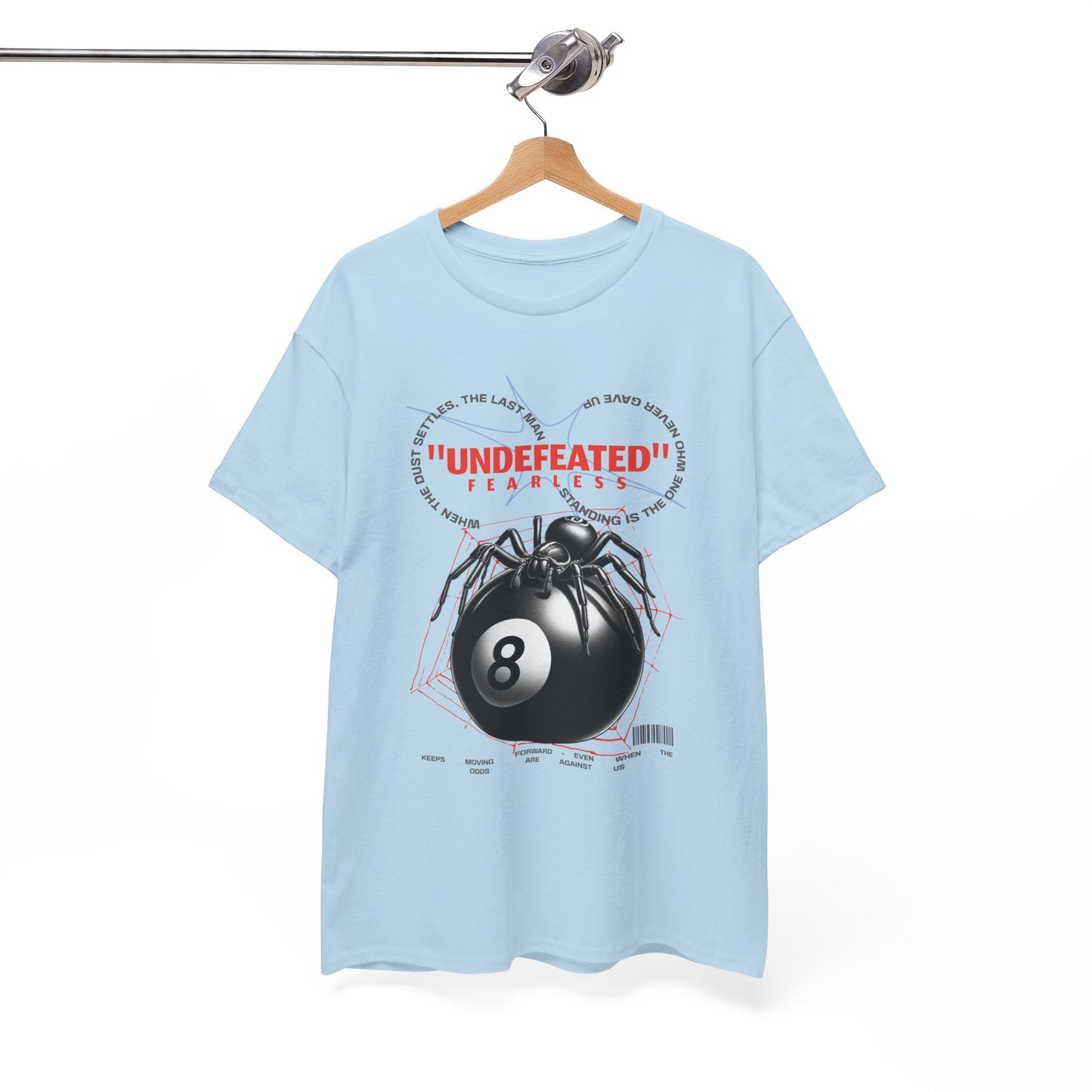 Undefeated Spider 8-Ball Unisex Heavy Cotton Tee