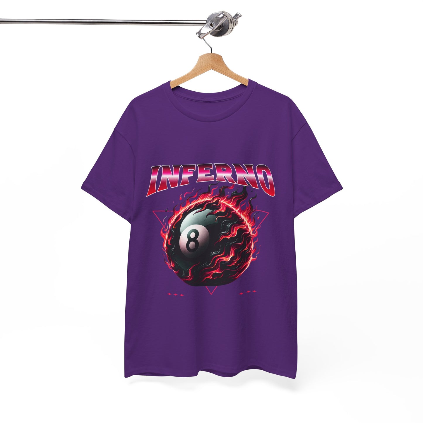 Inferno 8-Ball Design Unisex Heavy Cotton Tee