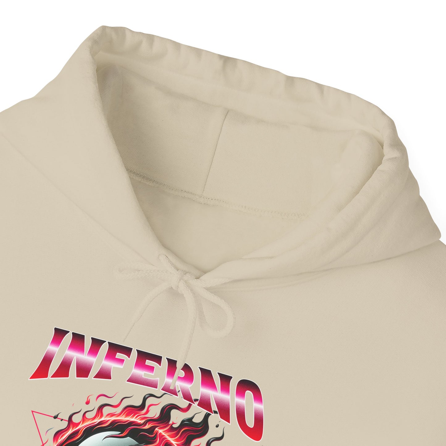 Inferno Eight Ball Unisex Hoodie - Cozy Streetwear Sweatshirt