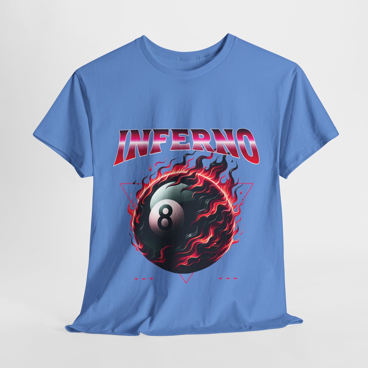 Inferno 8-Ball Design Unisex Heavy Cotton Tee
