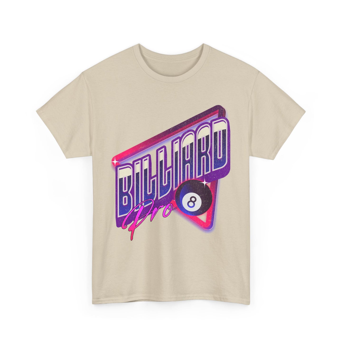 Billiard Pro 8-Ball Unisex Heavy Cotton Tee