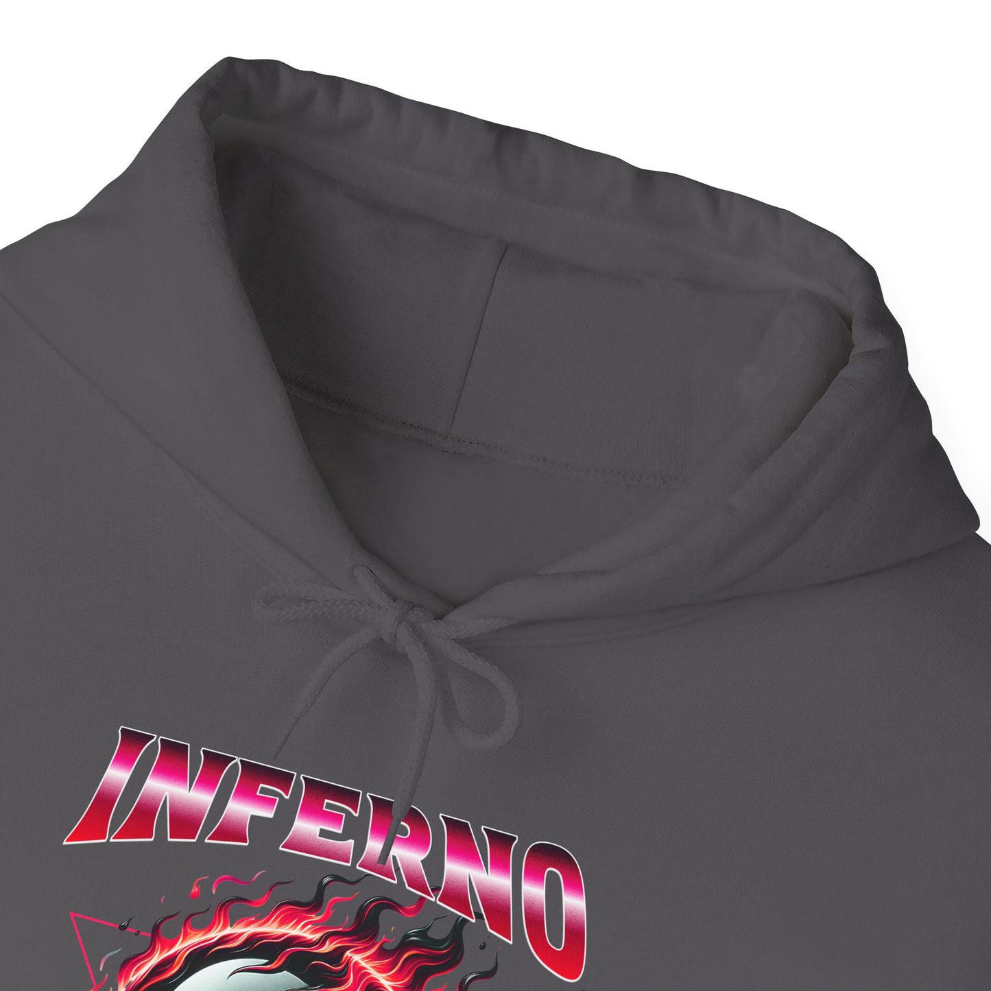 Inferno Eight Ball Unisex Hoodie - Cozy Streetwear Sweatshirt