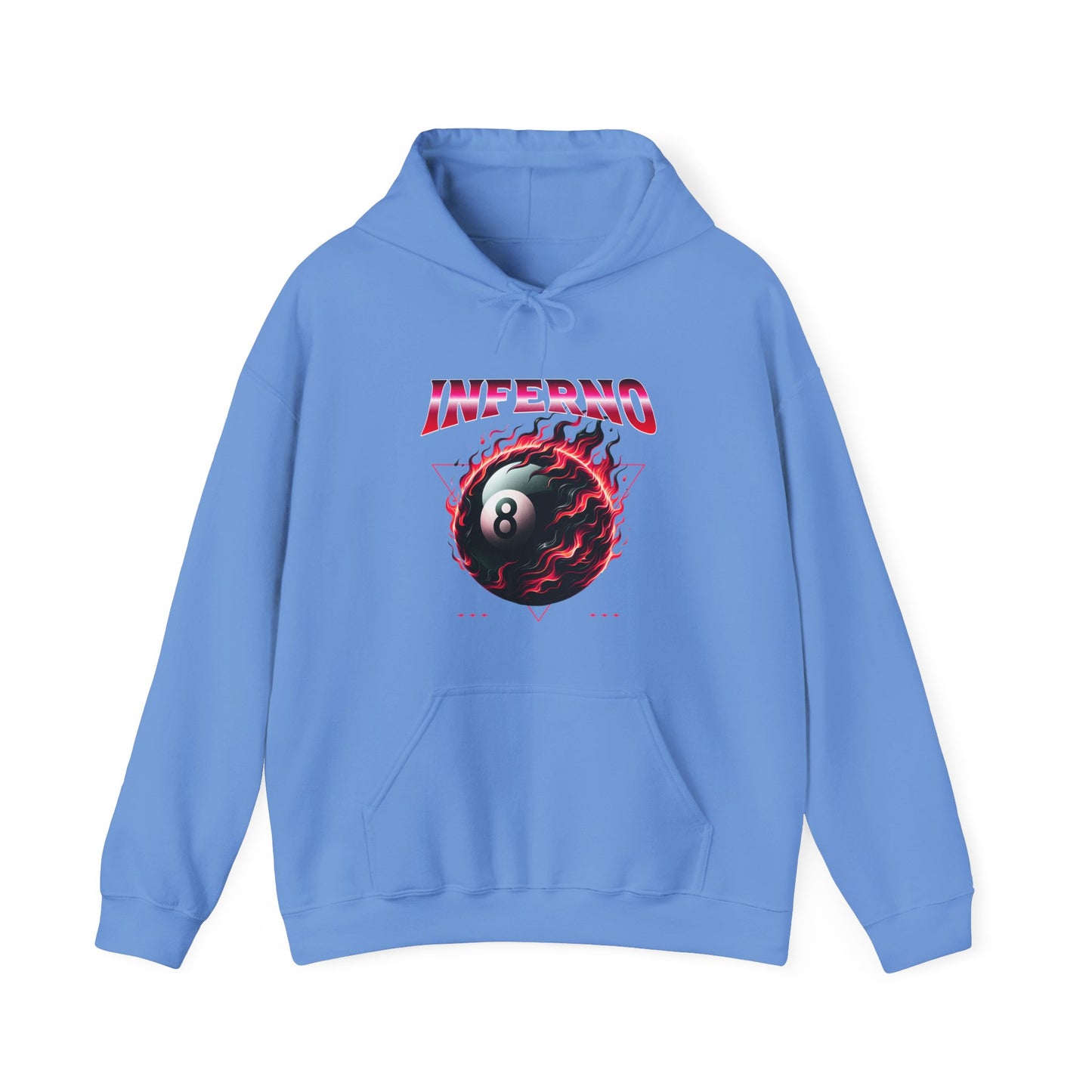 Inferno Eight Ball Unisex Hoodie - Cozy Streetwear Sweatshirt