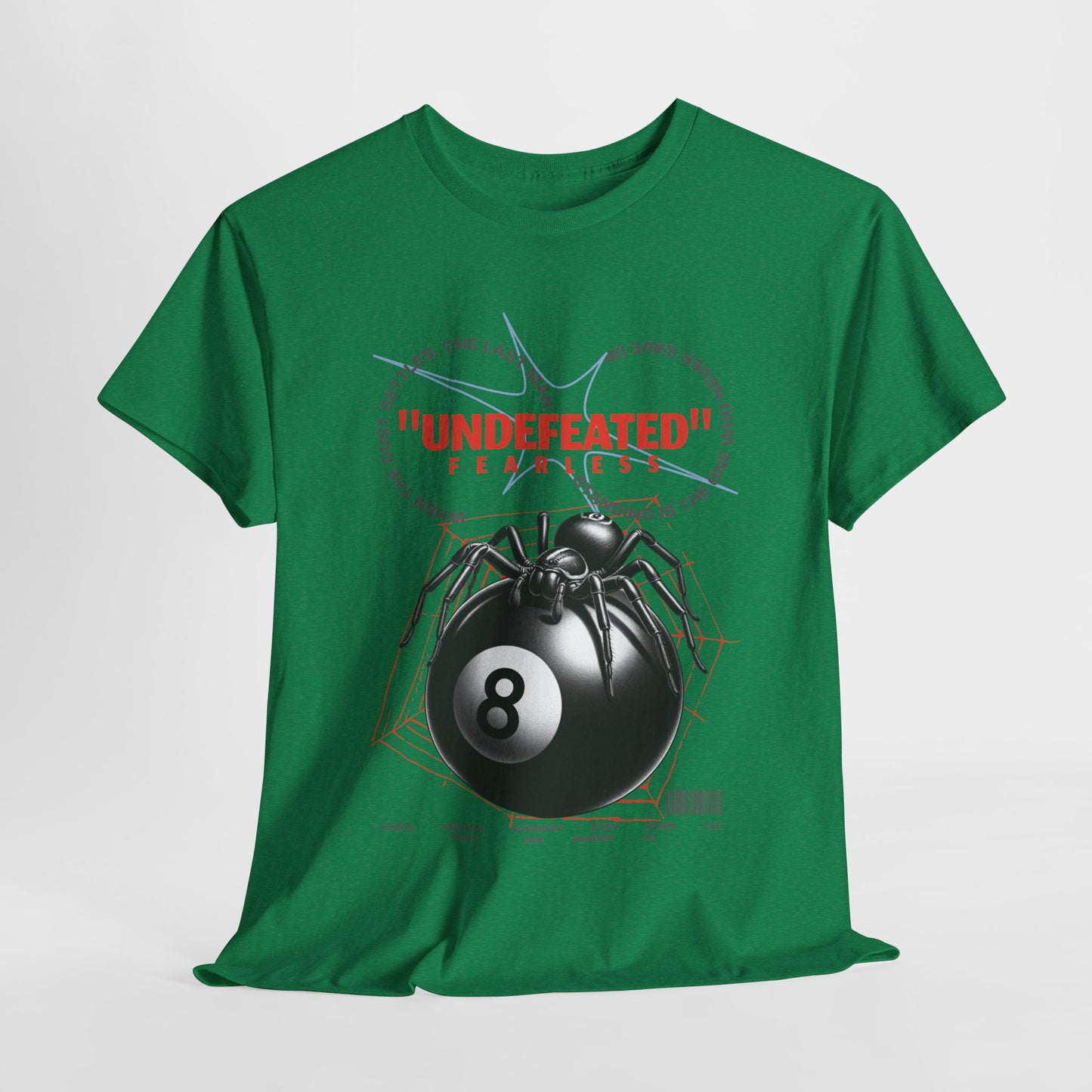 Undefeated Spider 8-Ball Unisex Heavy Cotton Tee