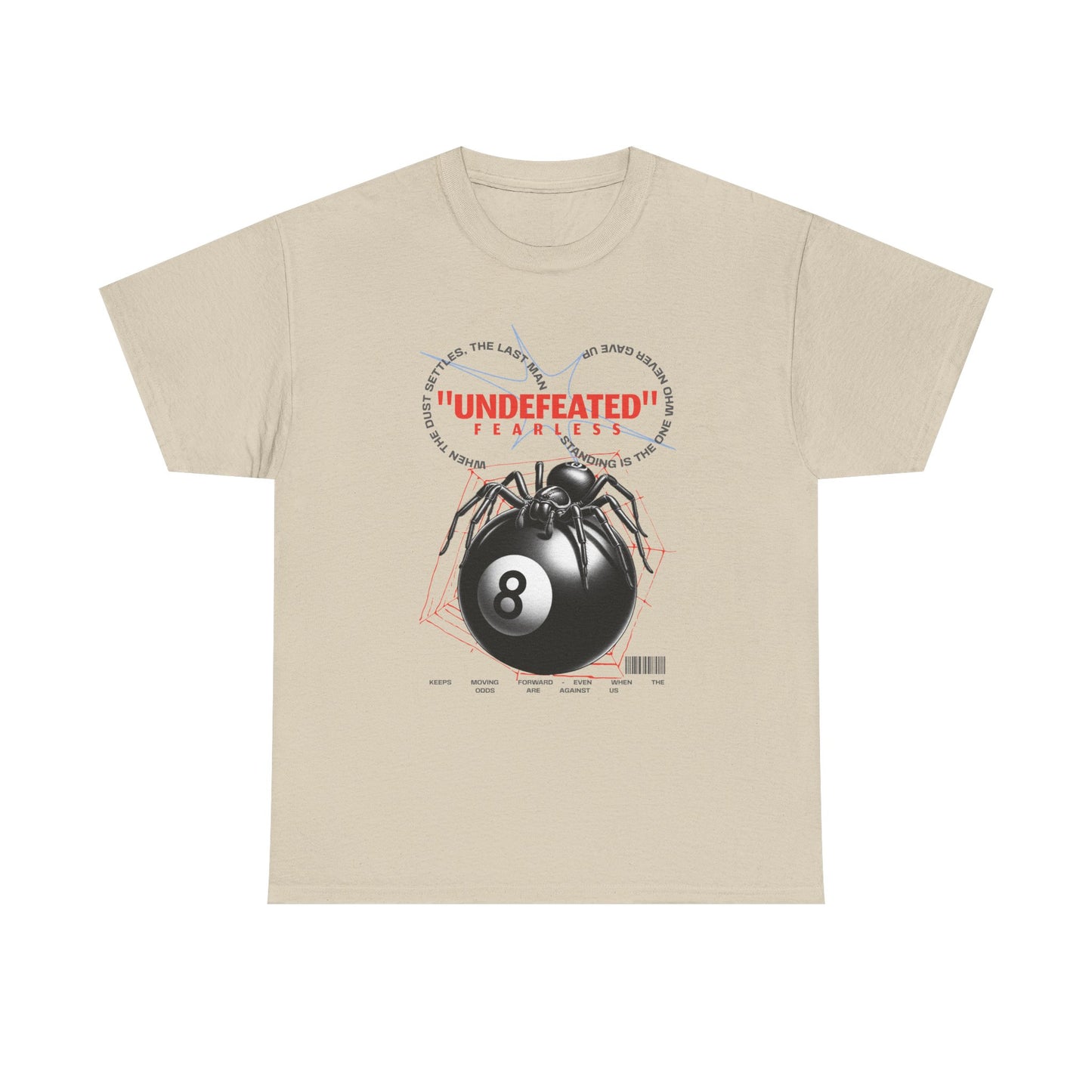 Undefeated Spider 8-Ball Unisex Heavy Cotton Tee