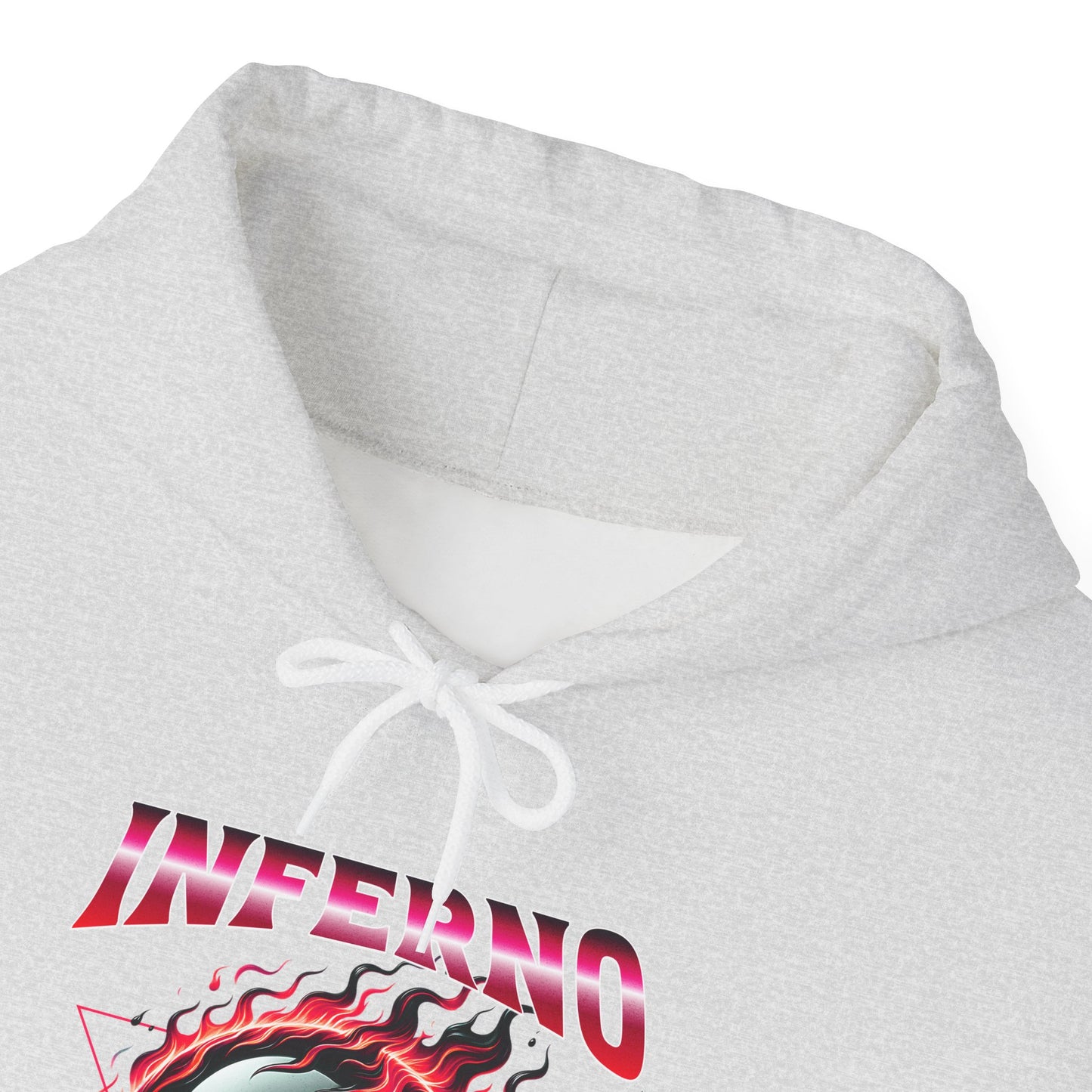 Inferno Eight Ball Unisex Hoodie - Cozy Streetwear Sweatshirt