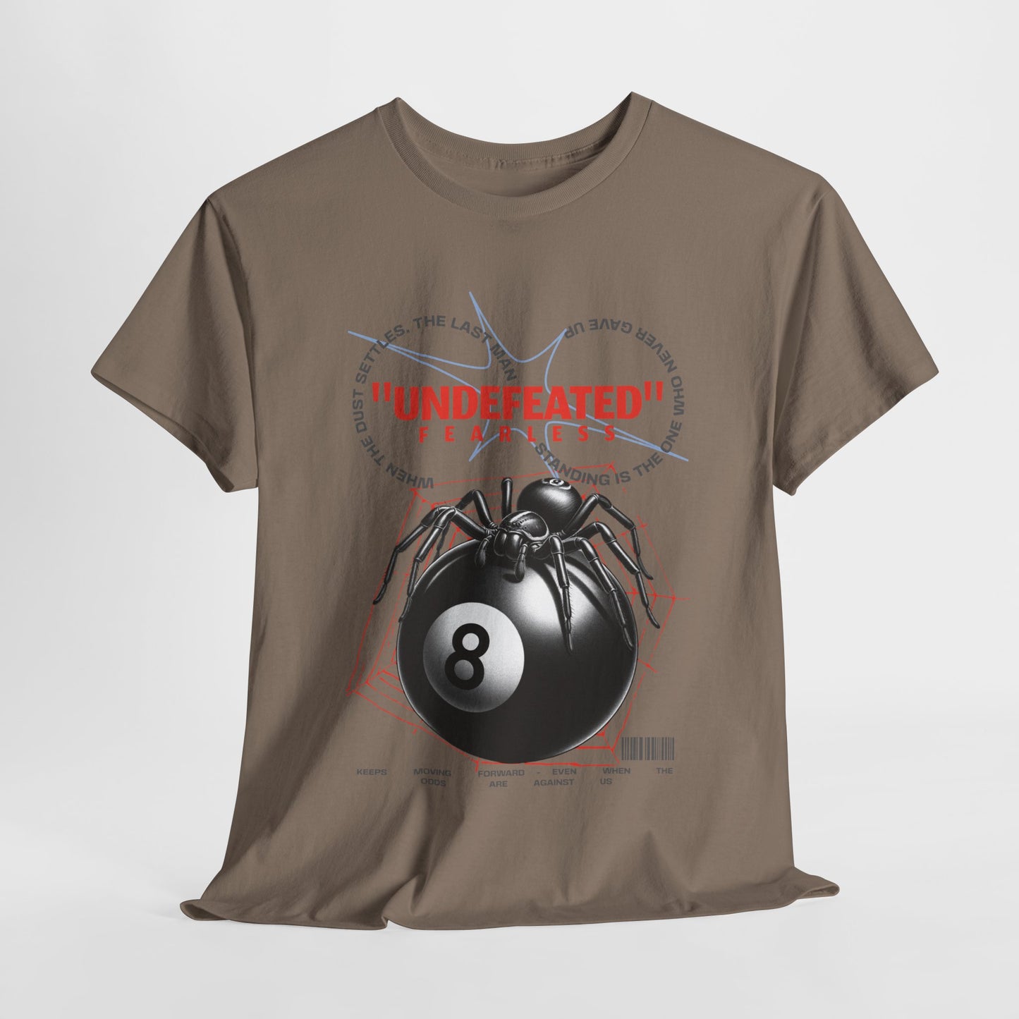 Undefeated Spider 8-Ball Unisex Heavy Cotton Tee