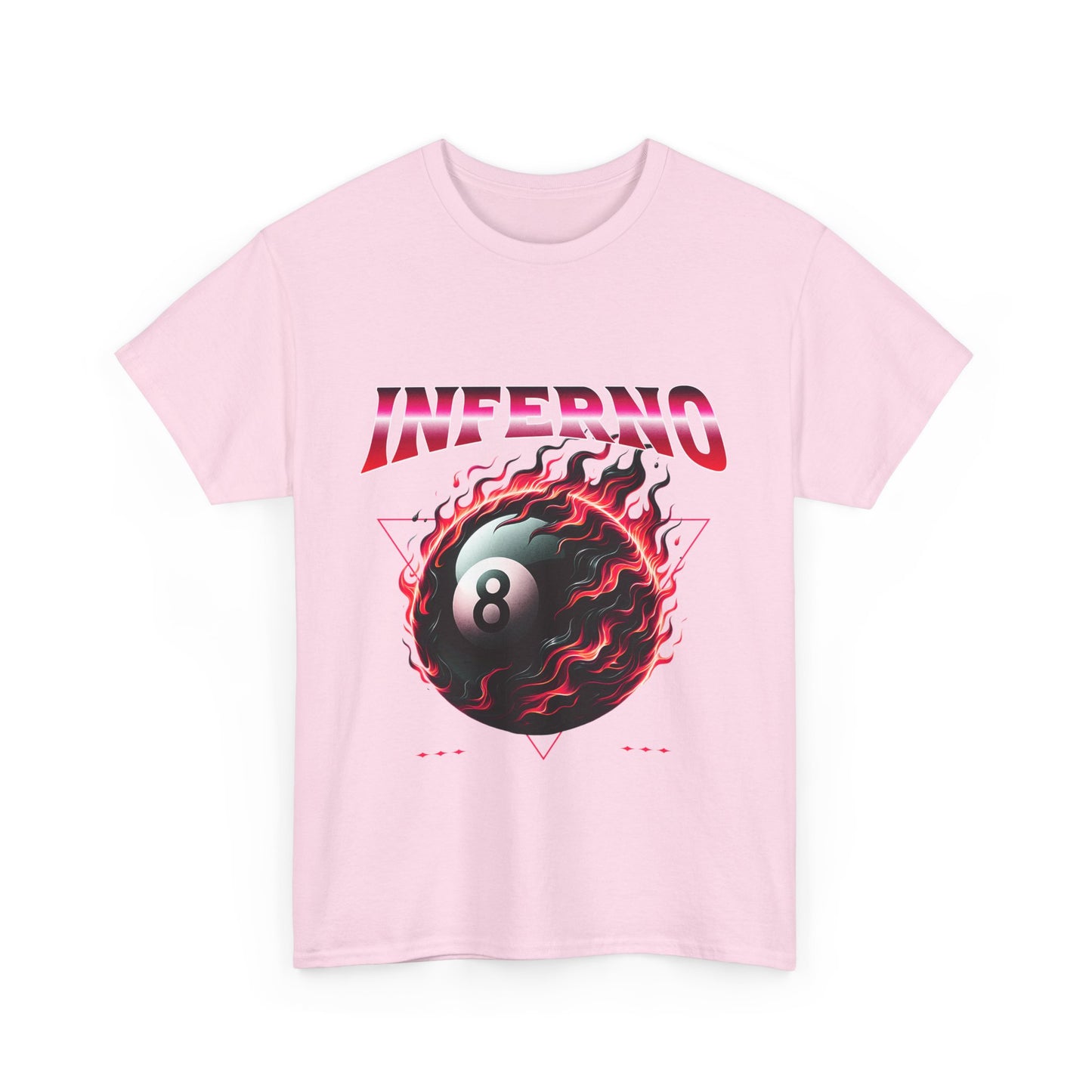 Inferno 8-Ball Design Unisex Heavy Cotton Tee