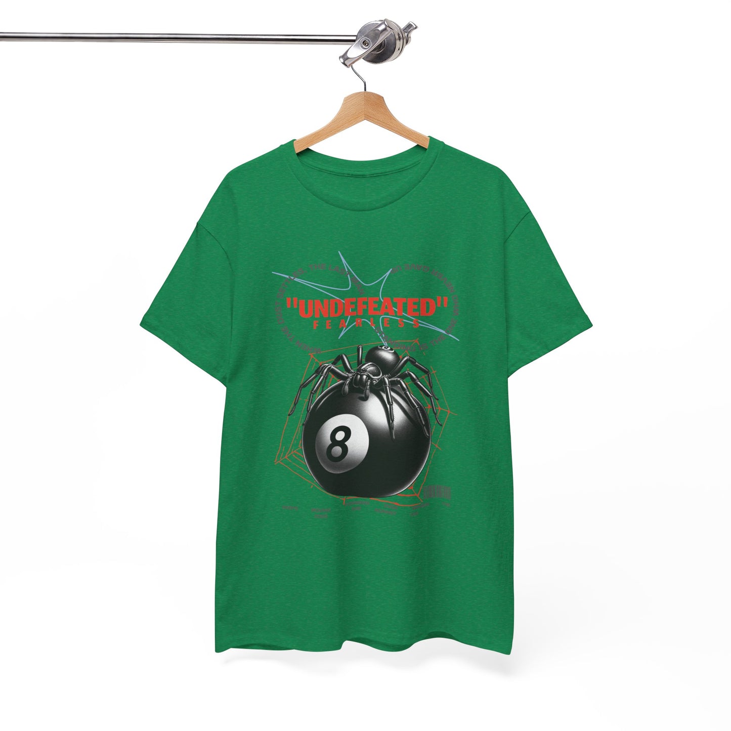 Undefeated Spider 8-Ball Unisex Heavy Cotton Tee