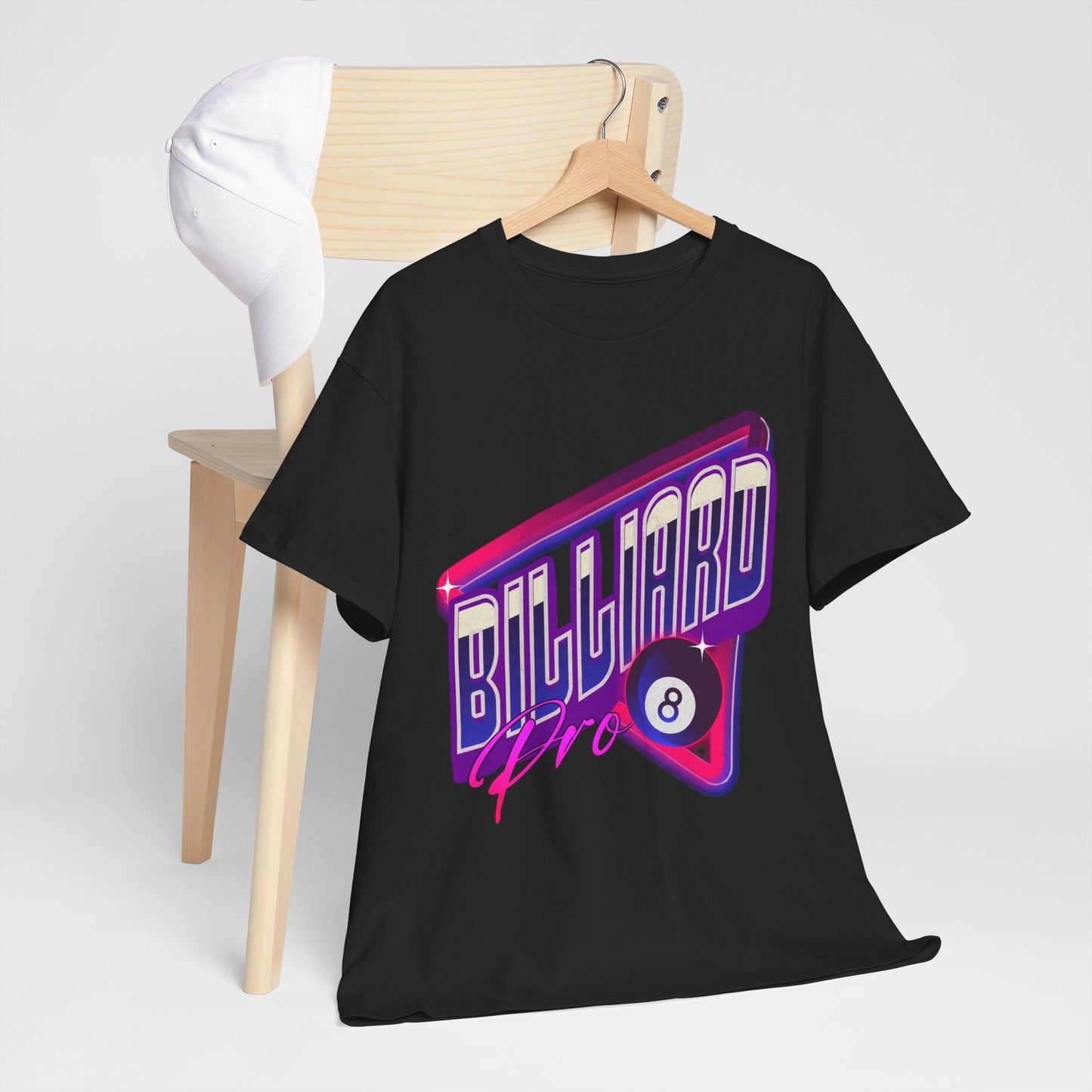 Billiard Pro 8-Ball Unisex Heavy Cotton Tee