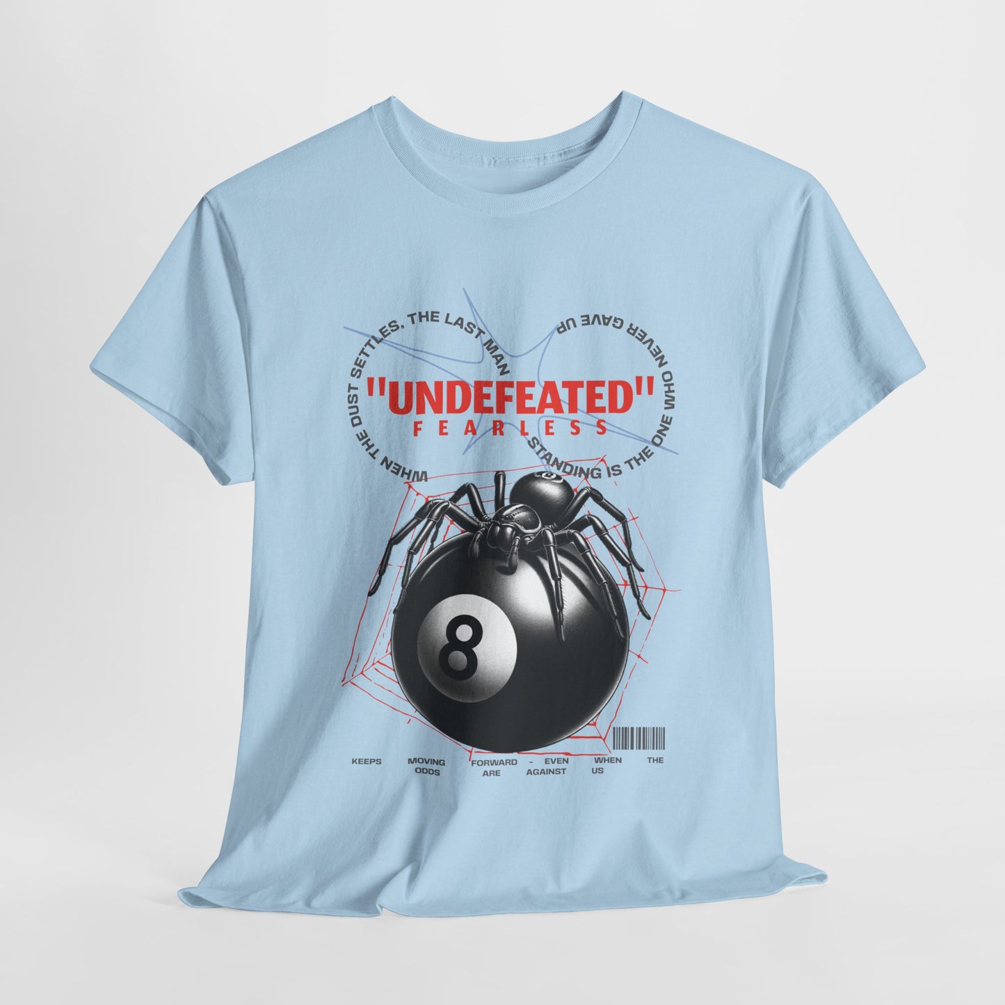 Undefeated Spider 8-Ball Unisex Heavy Cotton Tee
