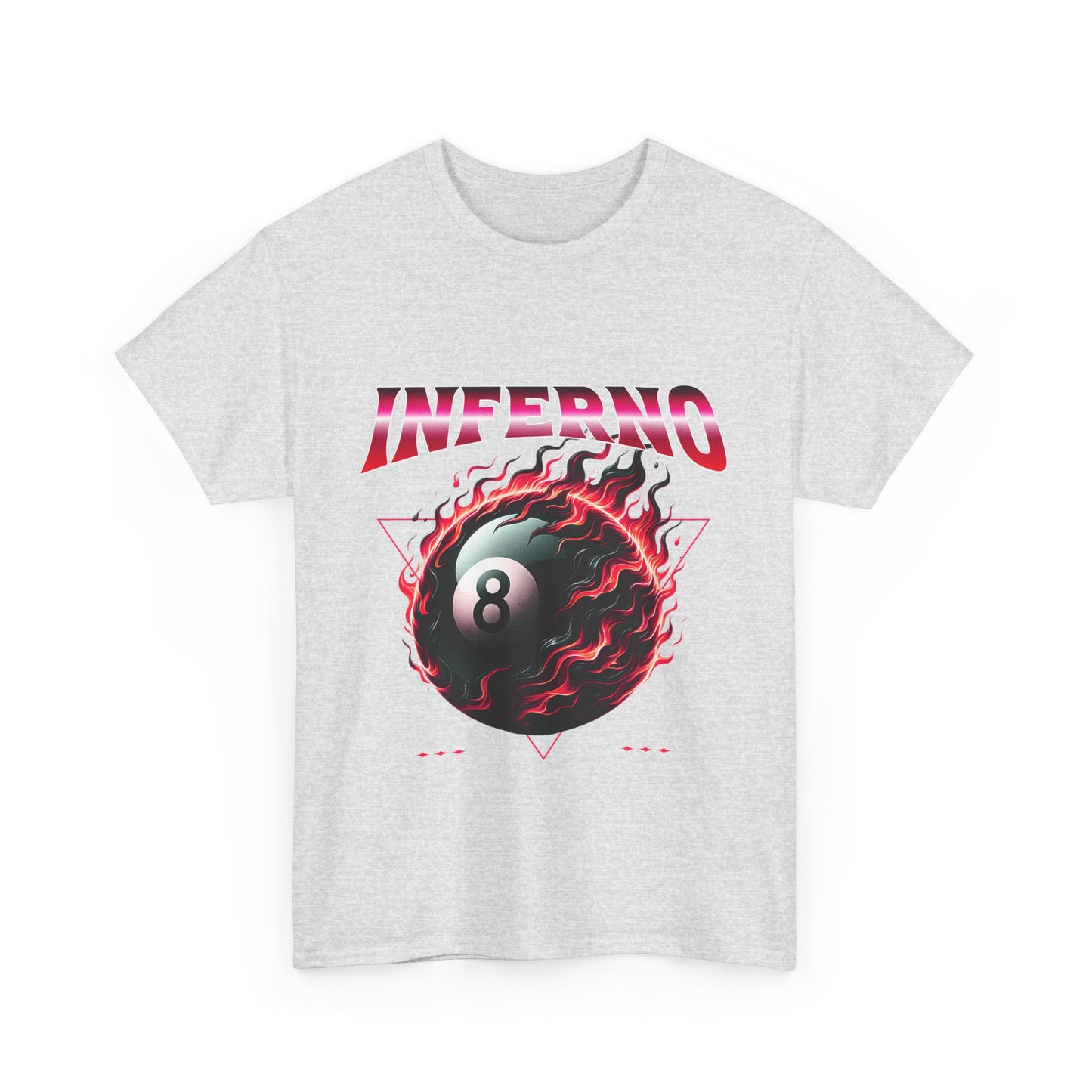 Inferno 8-Ball Design Unisex Heavy Cotton Tee
