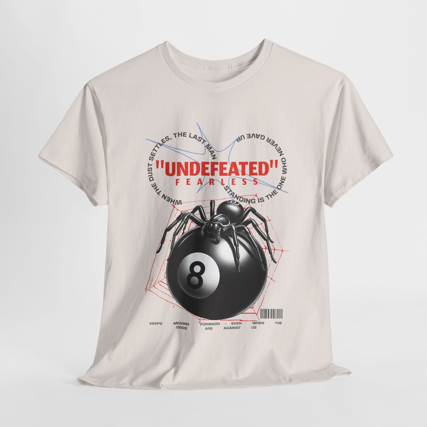 Undefeated Spider 8-Ball Unisex Heavy Cotton Tee
