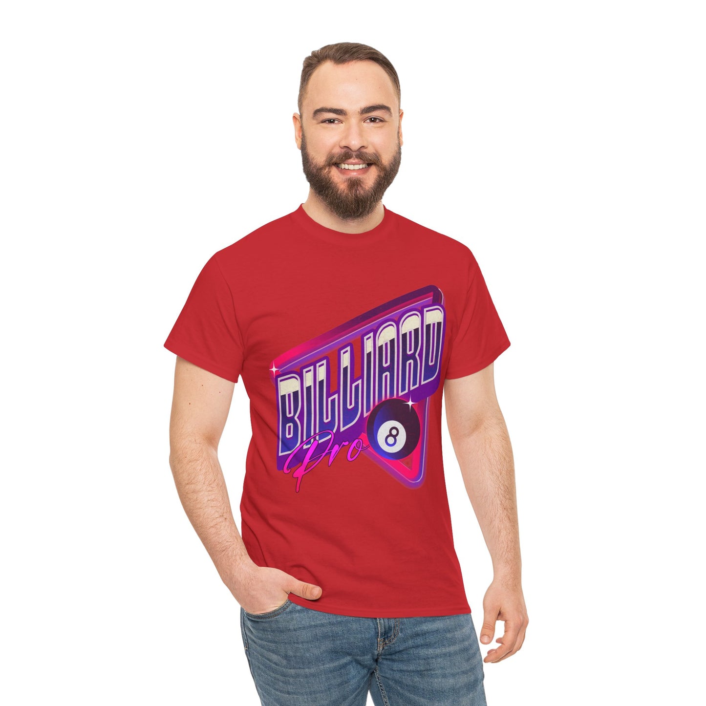 Billiard Pro 8-Ball Unisex Heavy Cotton Tee