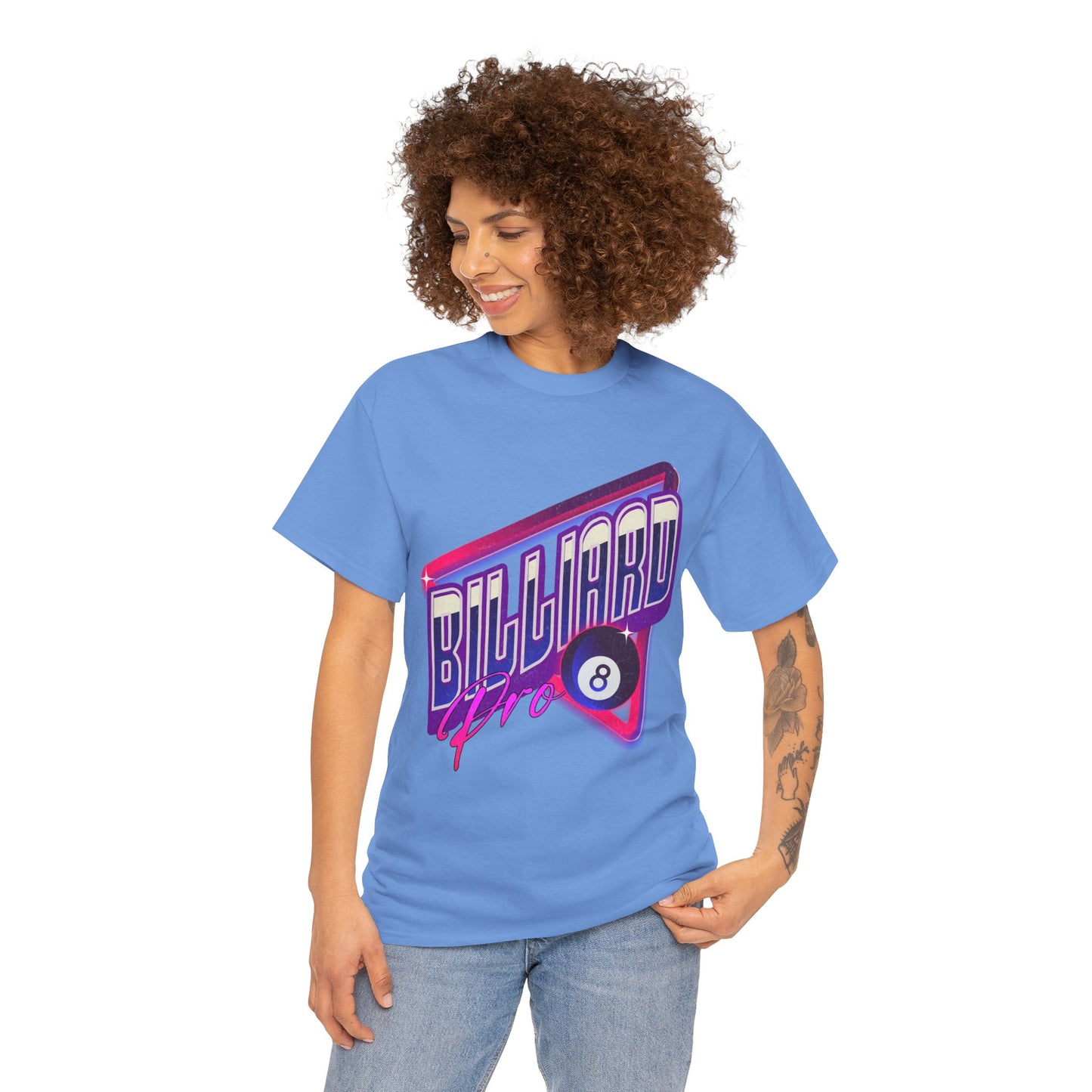 Billiard Pro 8-Ball Unisex Heavy Cotton Tee