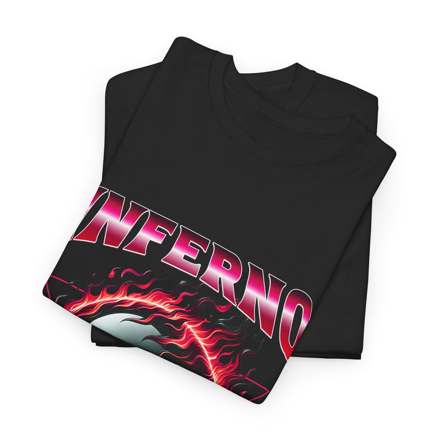 Inferno 8-Ball Design Unisex Heavy Cotton Tee