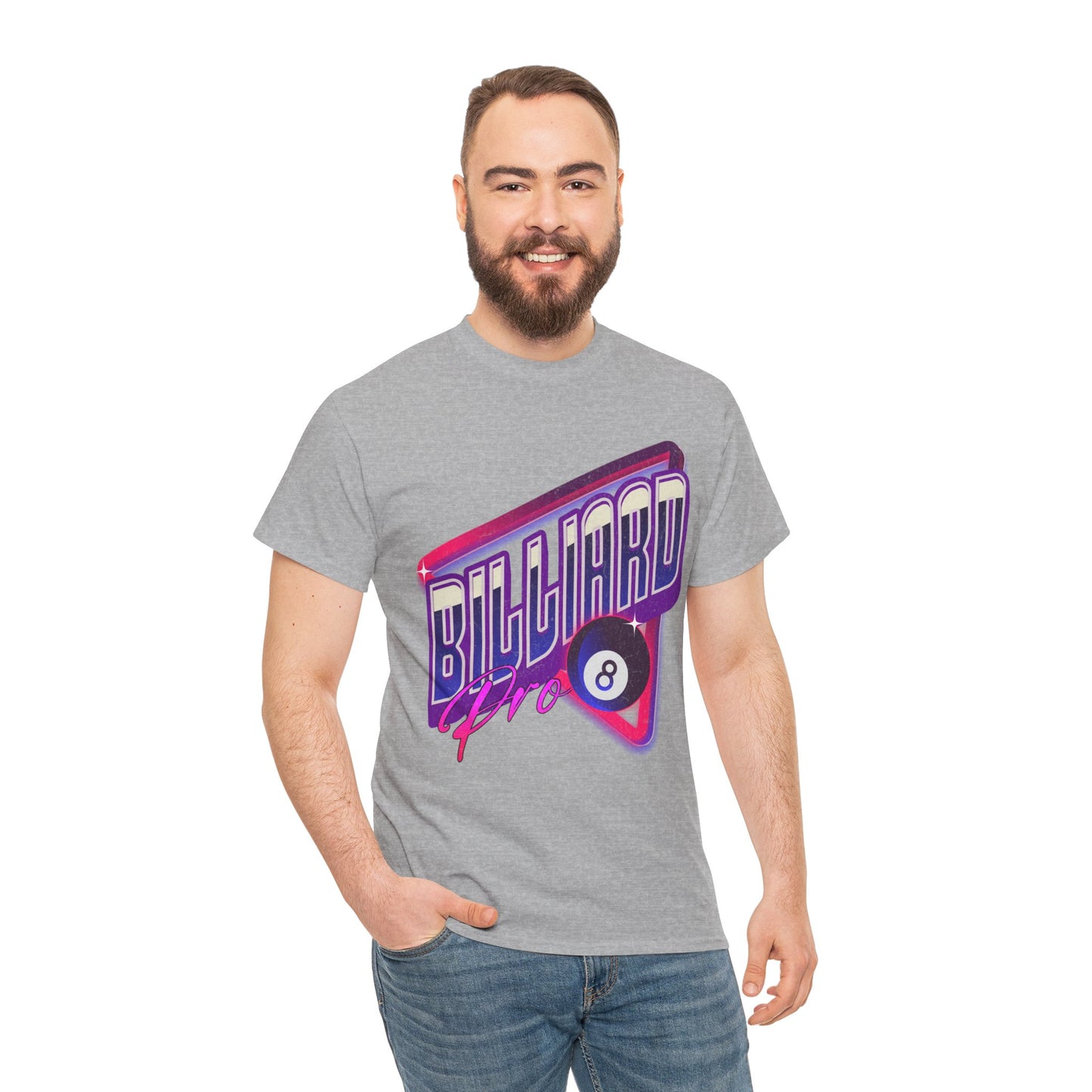 Billiard Pro 8-Ball Unisex Heavy Cotton Tee