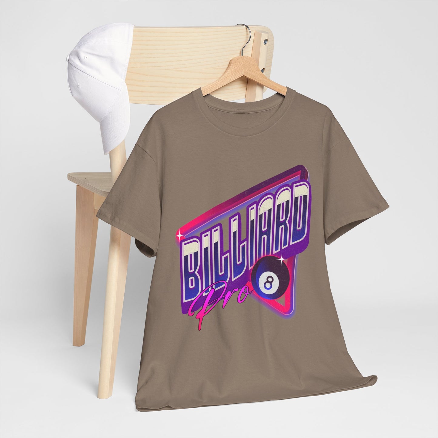 Billiard Pro 8-Ball Unisex Heavy Cotton Tee