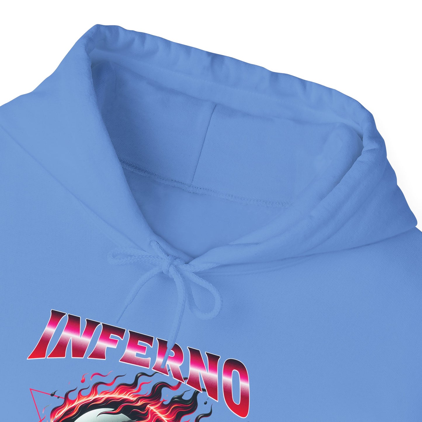Inferno Eight Ball Unisex Hoodie - Cozy Streetwear Sweatshirt