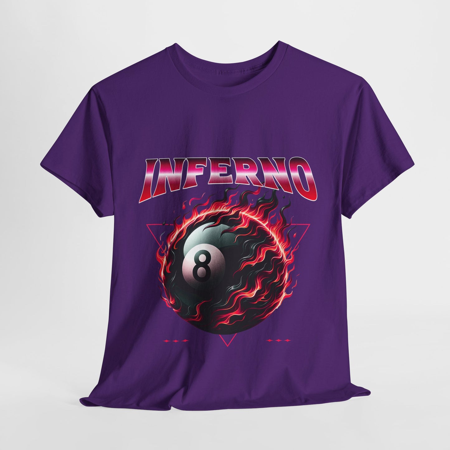 Inferno 8-Ball Design Unisex Heavy Cotton Tee