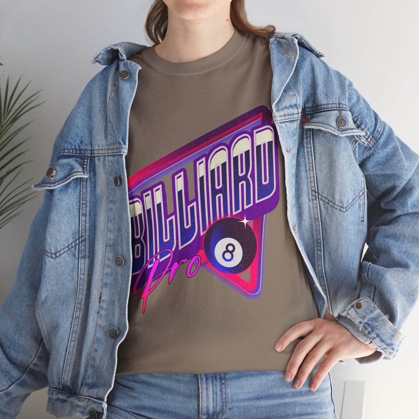 Billiard Pro 8-Ball Unisex Heavy Cotton Tee