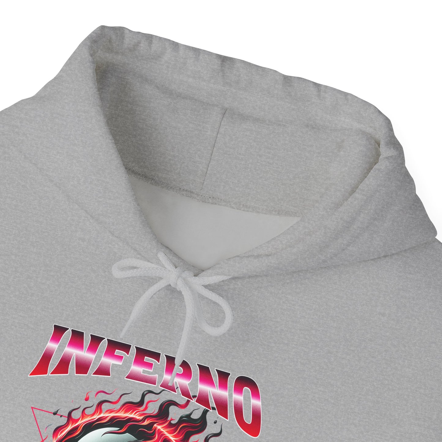 Inferno Eight Ball Unisex Hoodie - Cozy Streetwear Sweatshirt