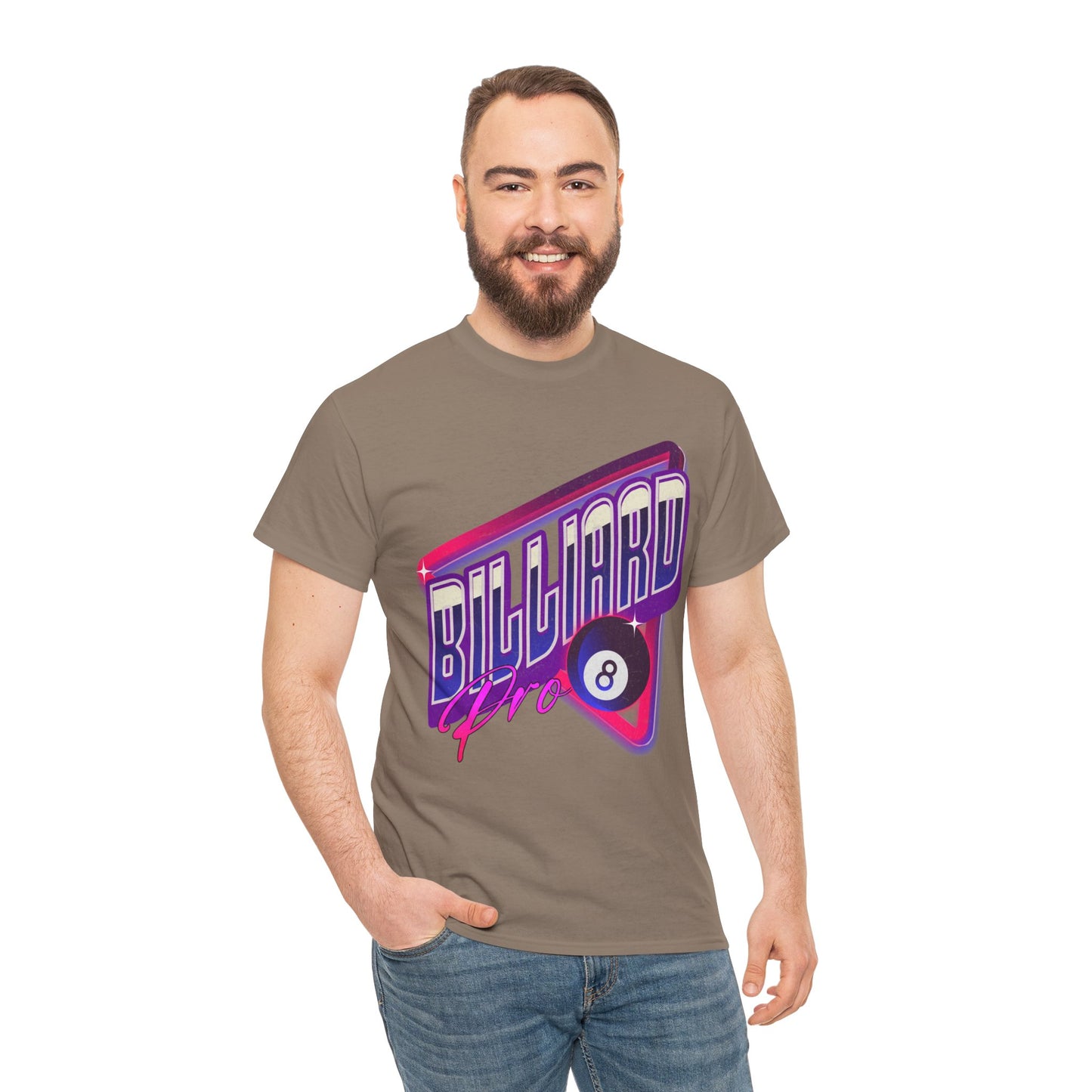 Billiard Pro 8-Ball Unisex Heavy Cotton Tee