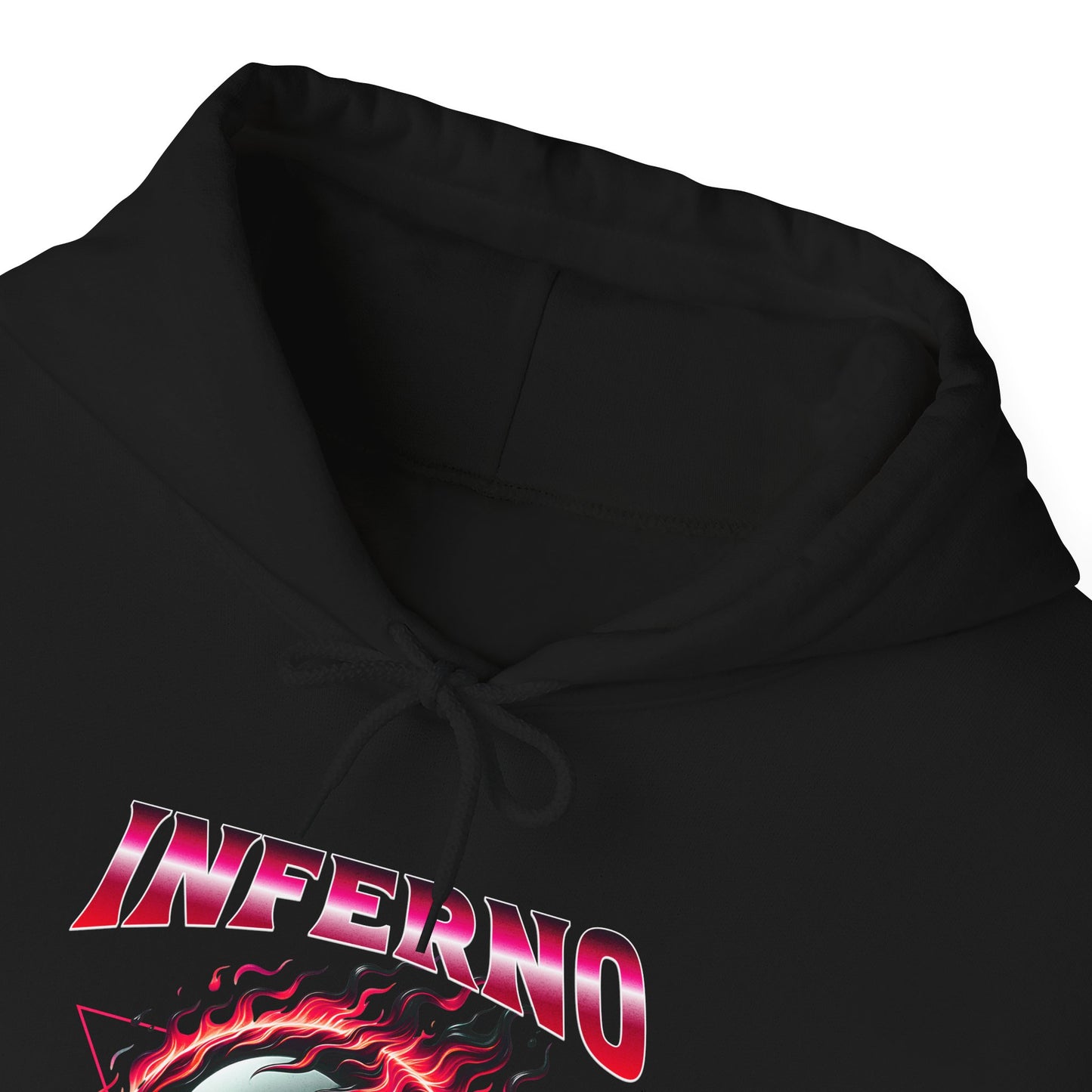 Inferno Eight Ball Unisex Hoodie - Cozy Streetwear Sweatshirt