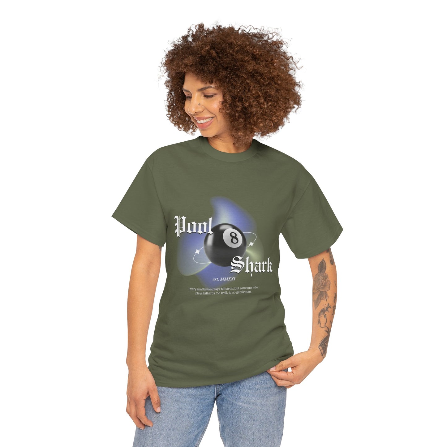 8 Ball Pool Shark Unisex Tee