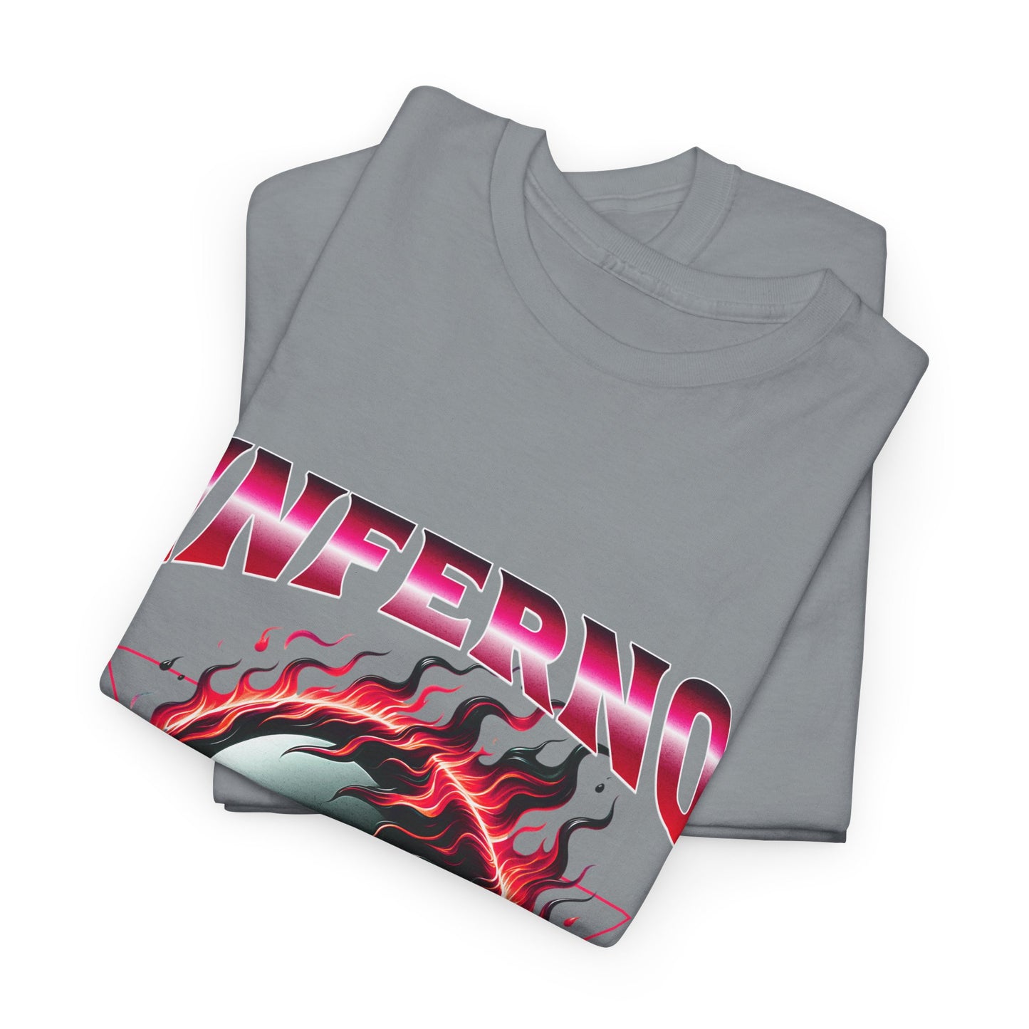 Inferno 8-Ball Design Unisex Heavy Cotton Tee