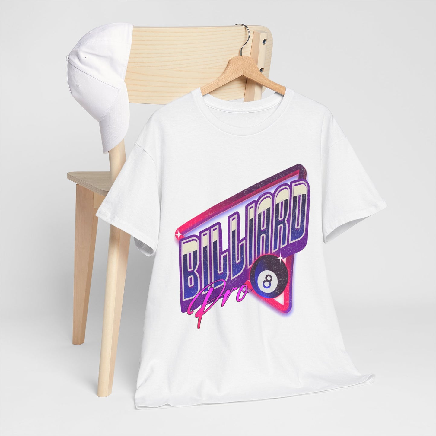 Billiard Pro 8-Ball Unisex Heavy Cotton Tee