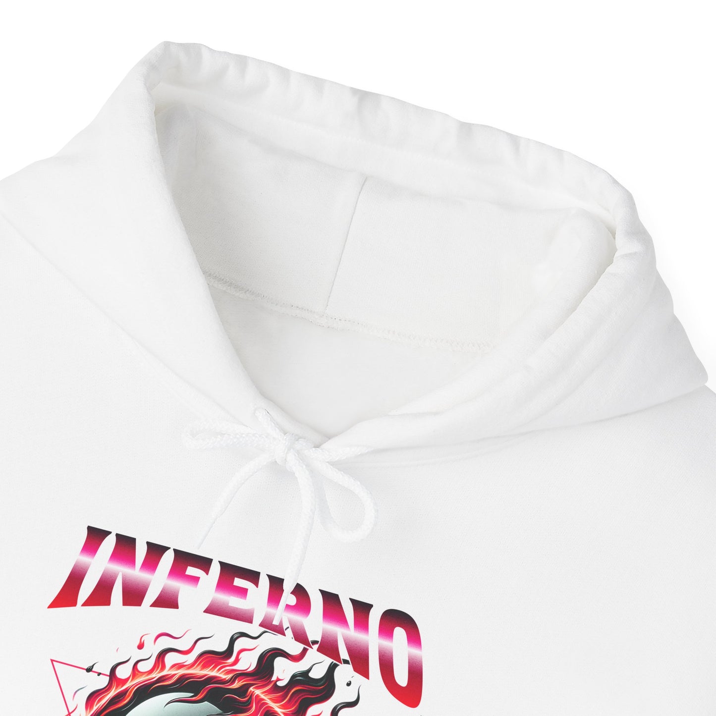 Inferno Eight Ball Unisex Hoodie - Cozy Streetwear Sweatshirt
