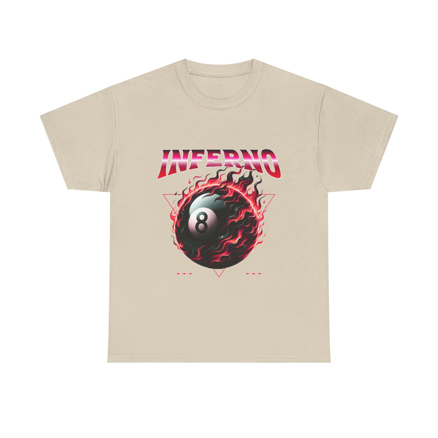 Inferno 8-Ball Design Unisex Heavy Cotton Tee