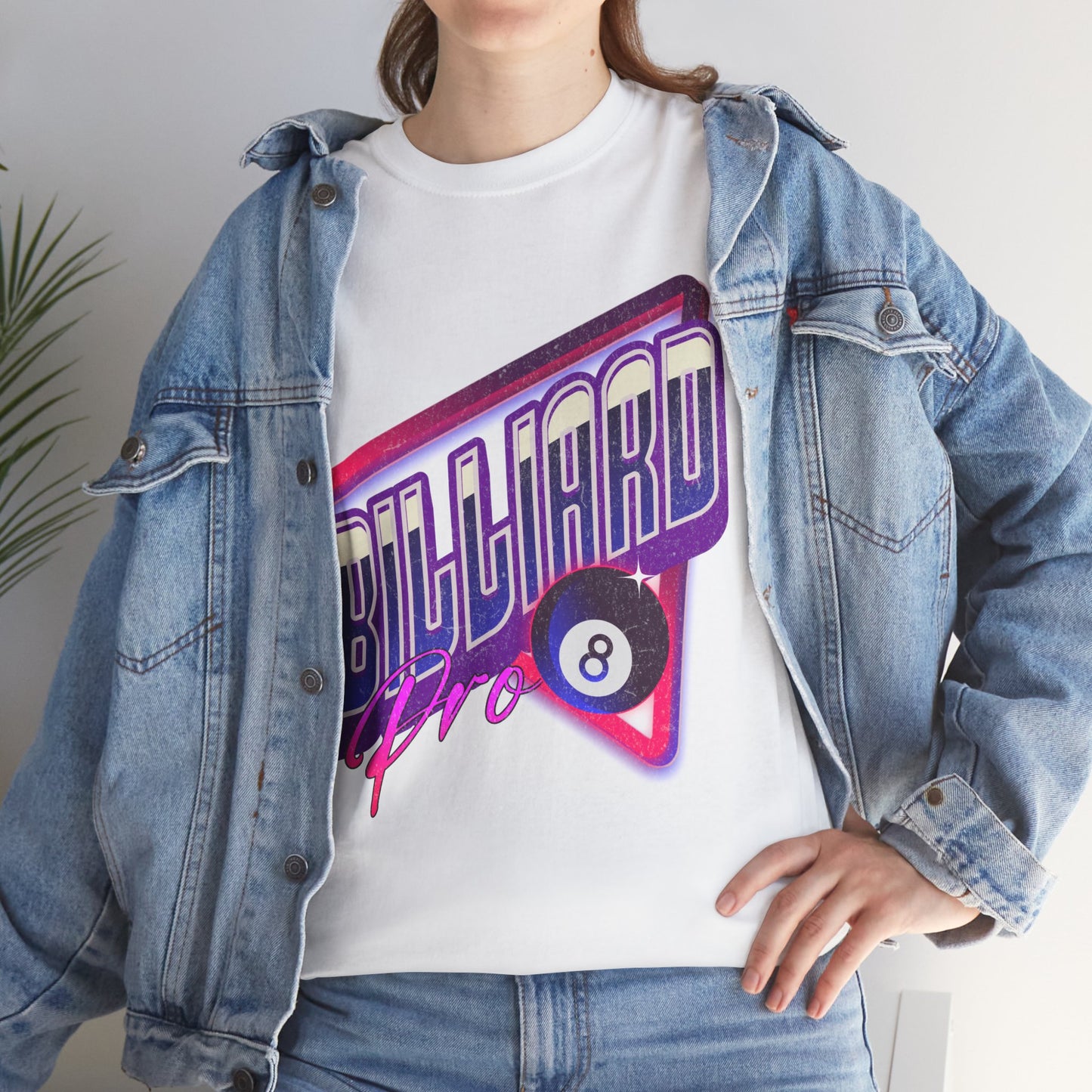 Billiard Pro 8-Ball Unisex Heavy Cotton Tee
