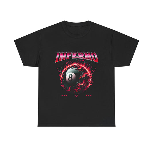 Inferno 8-Ball Design Unisex Heavy Cotton Tee