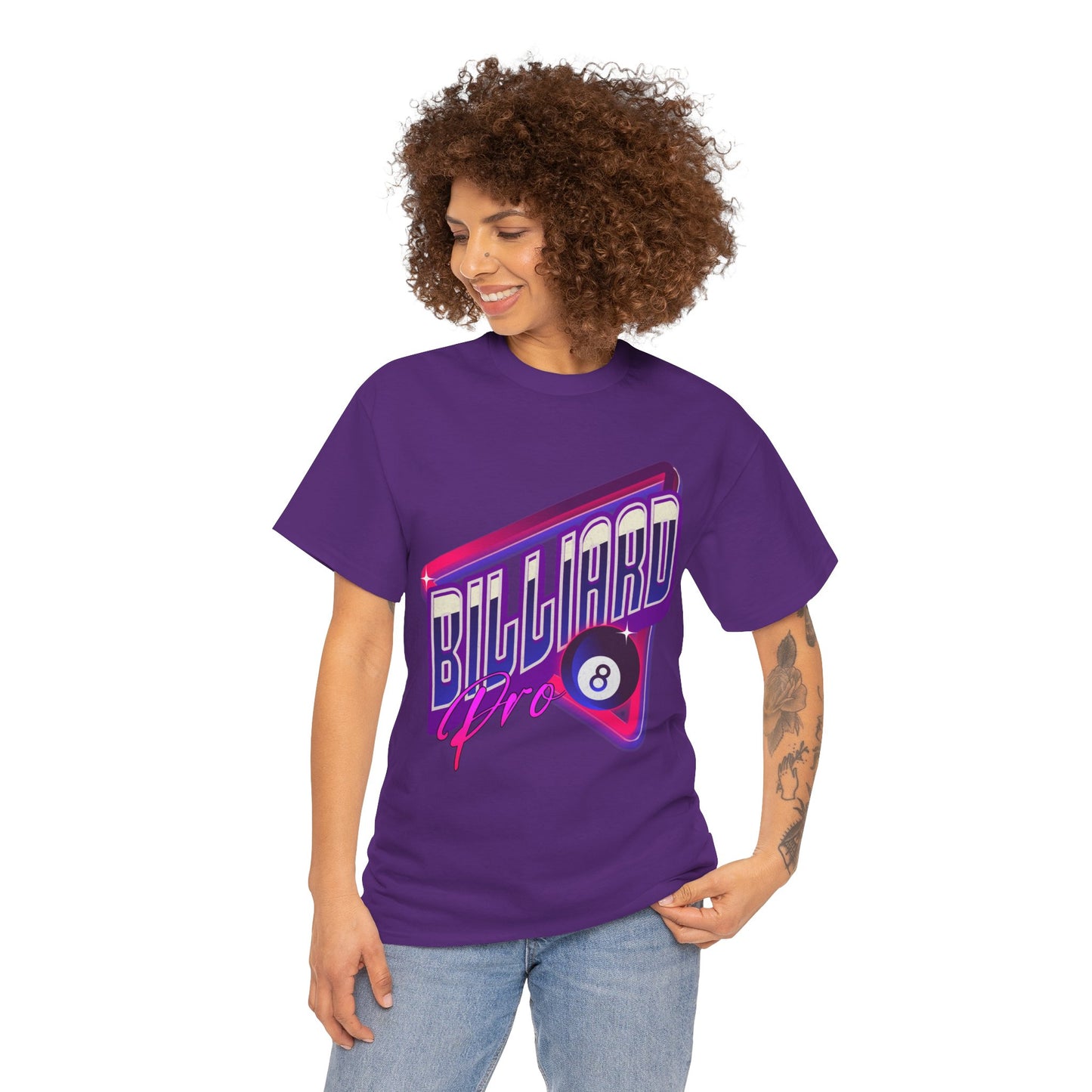 Billiard Pro 8-Ball Unisex Heavy Cotton Tee