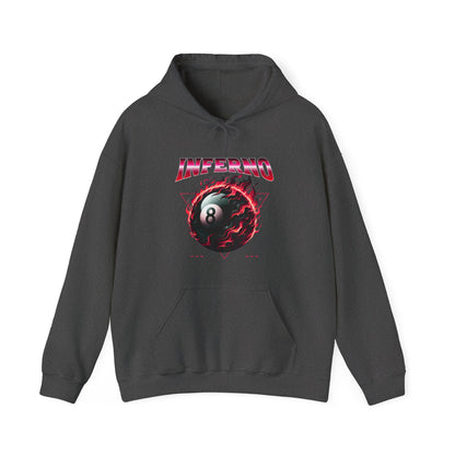 Inferno Eight Ball Unisex Hoodie - Cozy Streetwear Sweatshirt