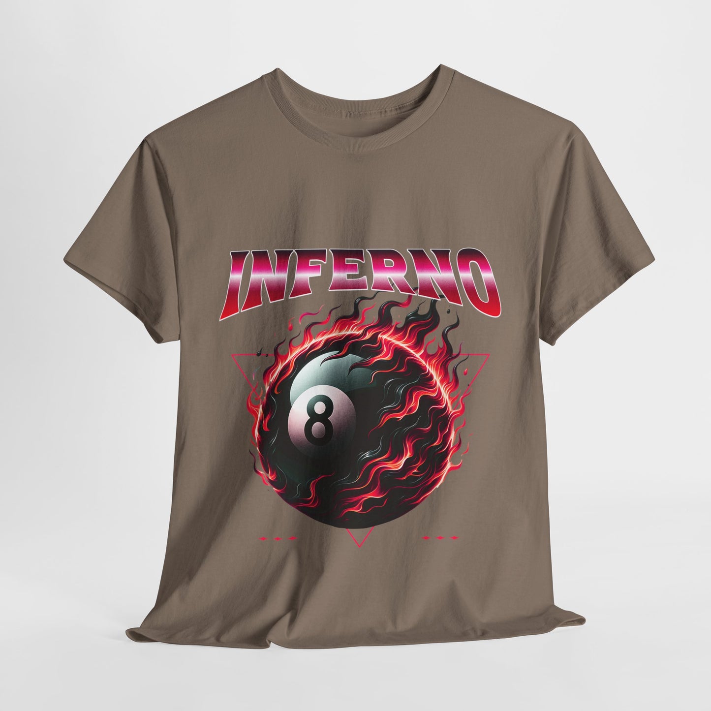 Inferno 8-Ball Design Unisex Heavy Cotton Tee